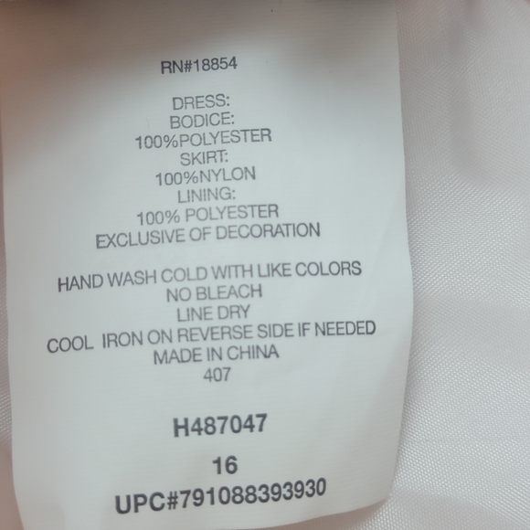 Preowned Rare Editions Pink/burgundy Embroidered Rhinestone Tulle Dress Girls 16 - Picture 8 of 9